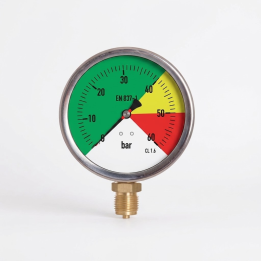 MANOMETRO INOX 0-60 Ø63 1/4" VERTICAL