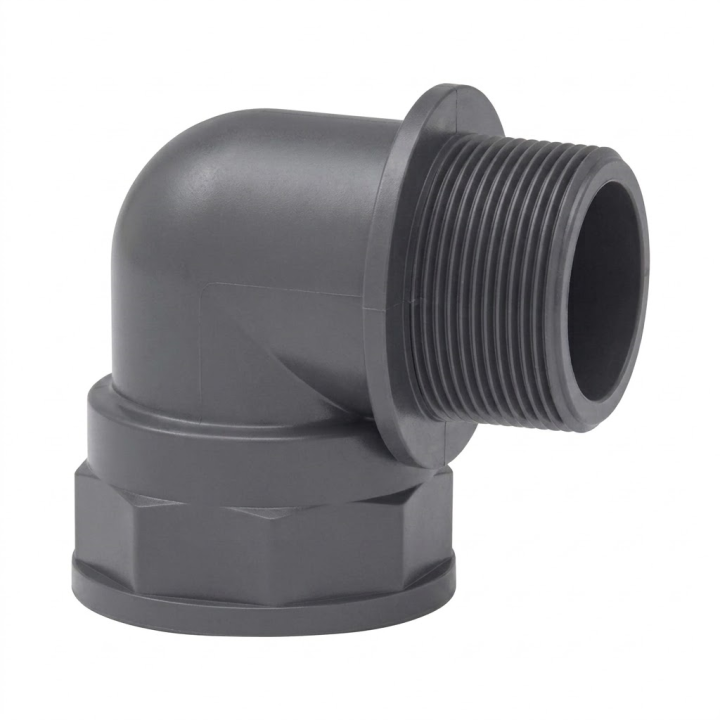 RACOR CURVO 90º MACHO-HEMBRA 1" 1/2 PLASTICO
