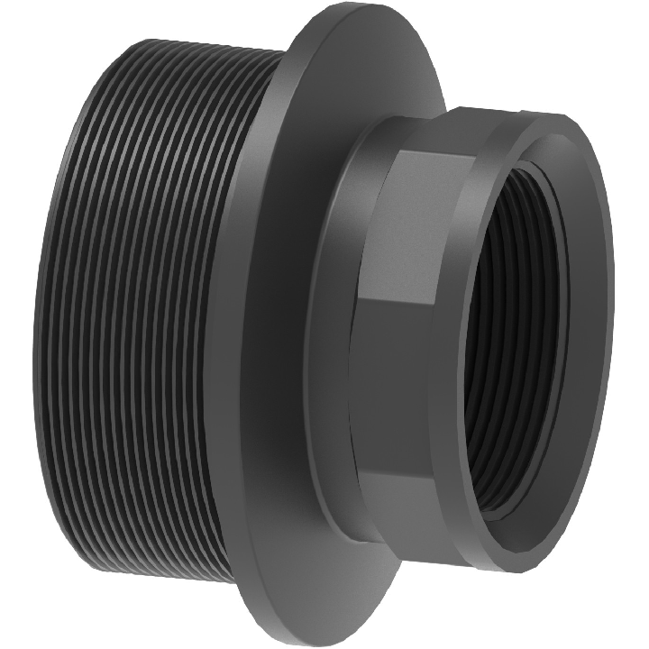 REDUCCION MACHO-HEMBRA 1" 1/2 A 1" 1/4 PLASTICO